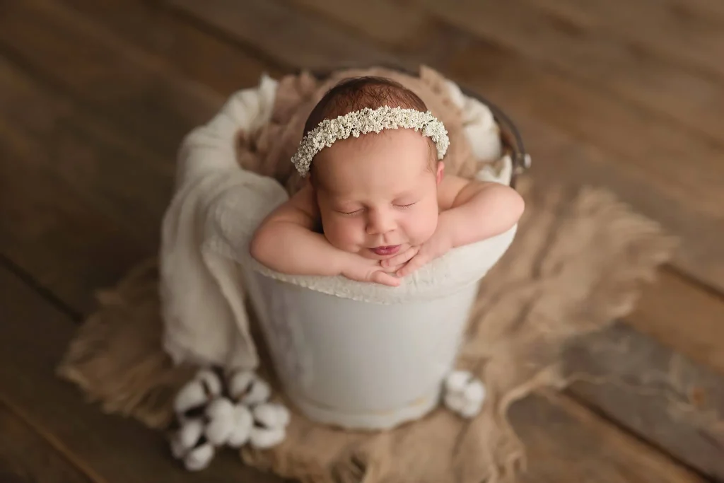 neugeborenes baby studio fotos